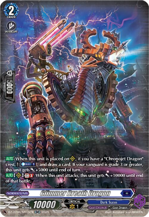 Glimmer Breath Dragon (DZ-BT06/SR15EN) [DZ-BT06: Generation Dragenesis] | Pegasus Games WI