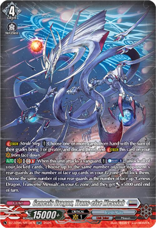 Genesis Dragon, Trans-else Messiah (DZ-BT06/SR18EN) [Generation Dragenesis] | Pegasus Games WI
