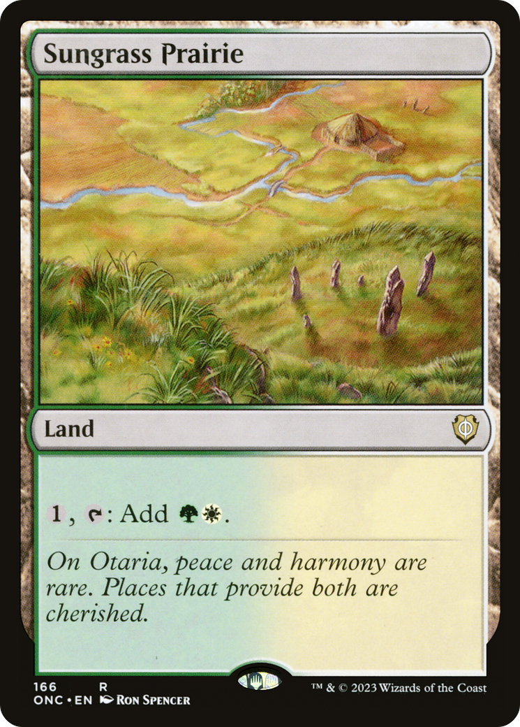 Sungrass Prairie [Phyrexia: All Will Be One Commander] | Pegasus Games WI