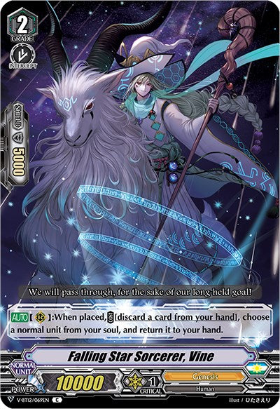 Falling Star Sorcerer, Vine (V-BT12/069EN) [Divine Lightning Radiance] | Pegasus Games WI