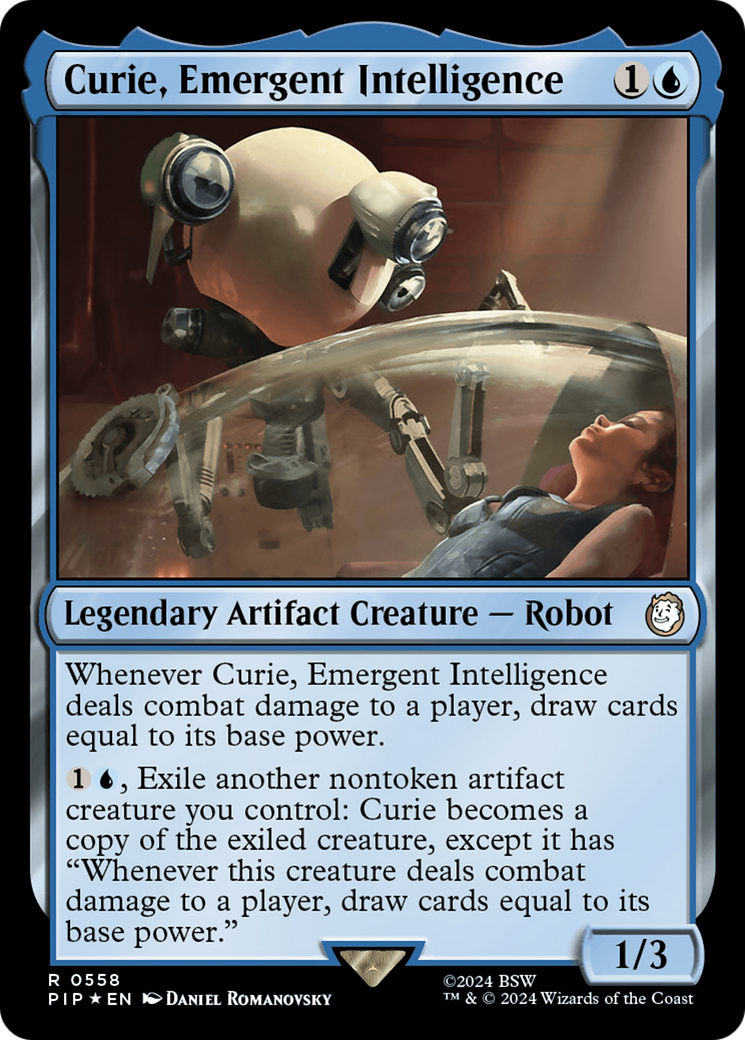 Curie, Emergent Intelligence (Surge Foil) [Fallout] | Pegasus Games WI
