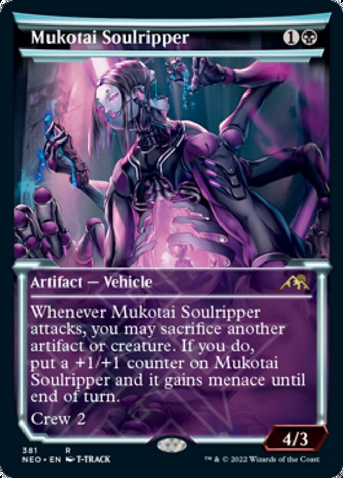 Mukotai Soulripper (Showcase Soft Glow) [Kamigawa: Neon Dynasty] | Pegasus Games WI