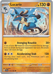 Lucario (114/198) [Scarlet & Violet: Base Set] | Pegasus Games WI