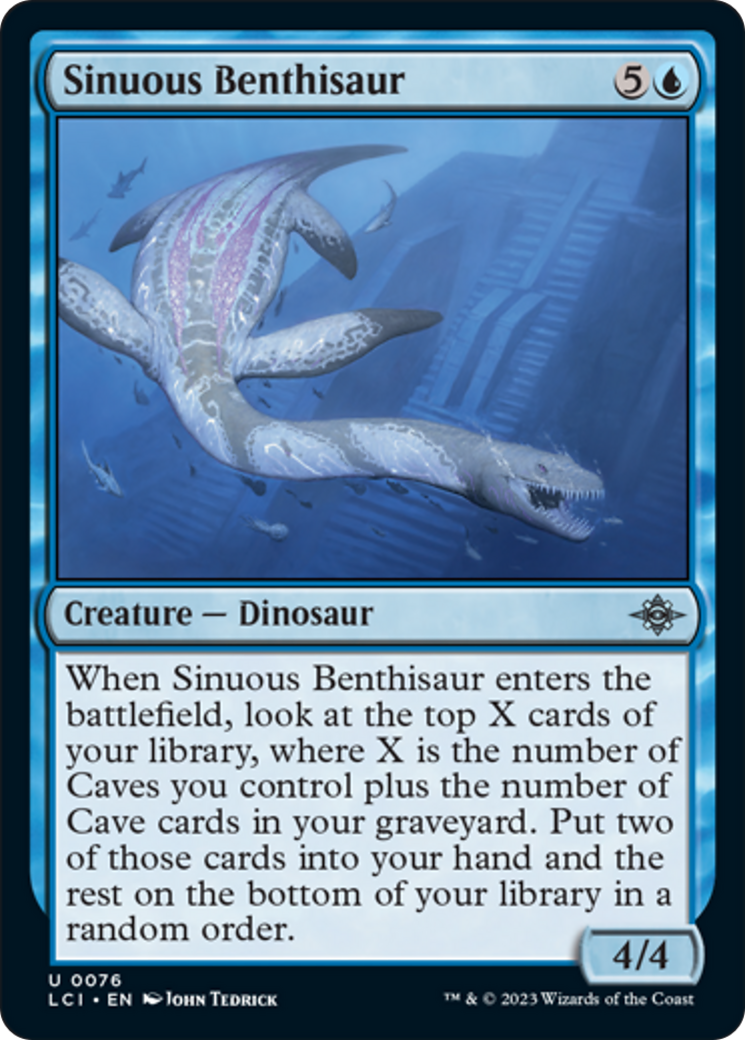 Sinuous Benthisaur [The Lost Caverns of Ixalan] | Pegasus Games WI