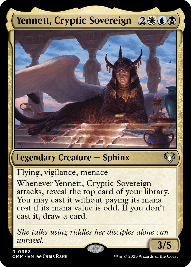 Yennett, Cryptic Sovereign [Commander Masters] | Pegasus Games WI