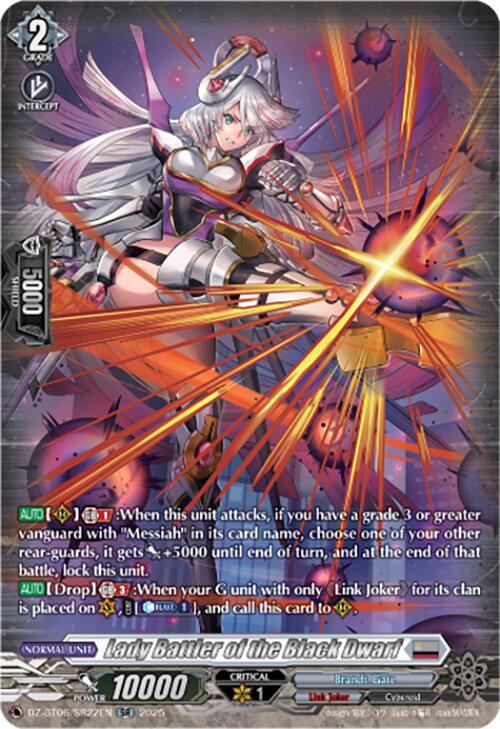 Lady Battler of the Black Dwarf (DZ-BT06/SR22EN) [DZ-BT06: Generation Dragenesis] | Pegasus Games WI