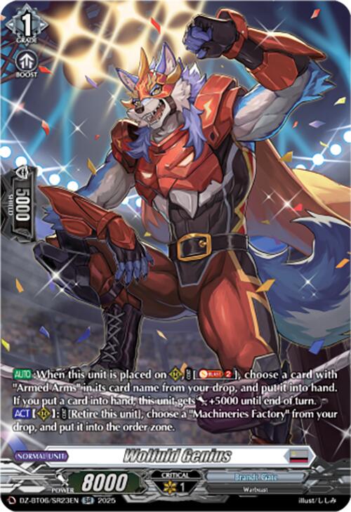 Wolfuld Genius (DZ-BT06/SR23EN) [DZ-BT06: Generation Dragenesis] | Pegasus Games WI