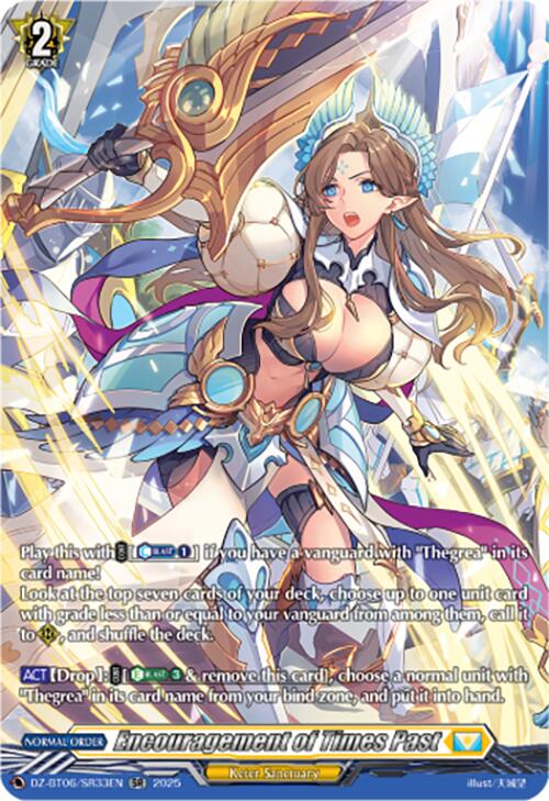 Encouragement of Times Past (DZ-BT06/SR33EN) [DZ-BT06: Generation Dragenesis] | Pegasus Games WI