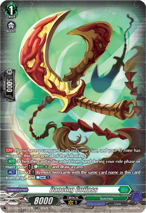 Dancing Cutlass (DZ-BT06/SR37EN) [DZ-BT06: Generation Dragenesis] | Pegasus Games WI
