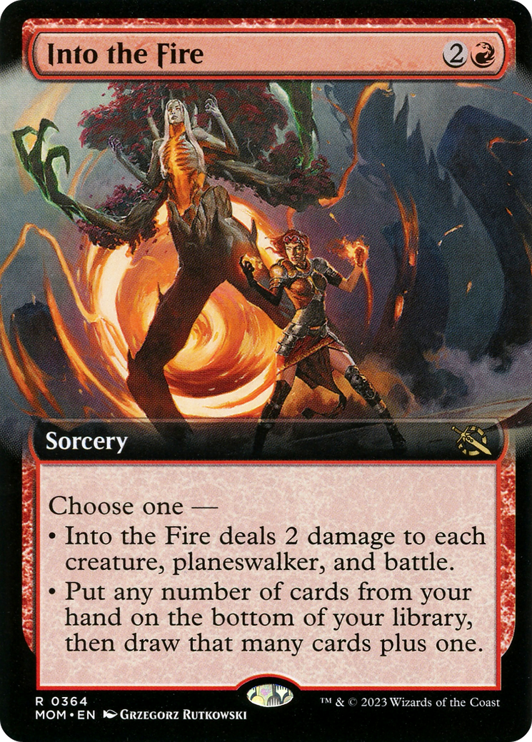 Into the Fire (Extended Art) [March of the Machine] | Pegasus Games WI
