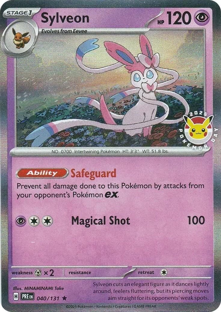Sylveon (040/131) (Pokemon Day) [Scarlet & Violet: Prismatic Evolutions] | Pegasus Games WI