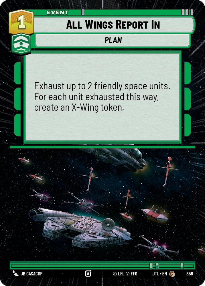 All Wings Report In (856) (Hyperspace Foil) (856) [Jump to Lightspeed] | Pegasus Games WI