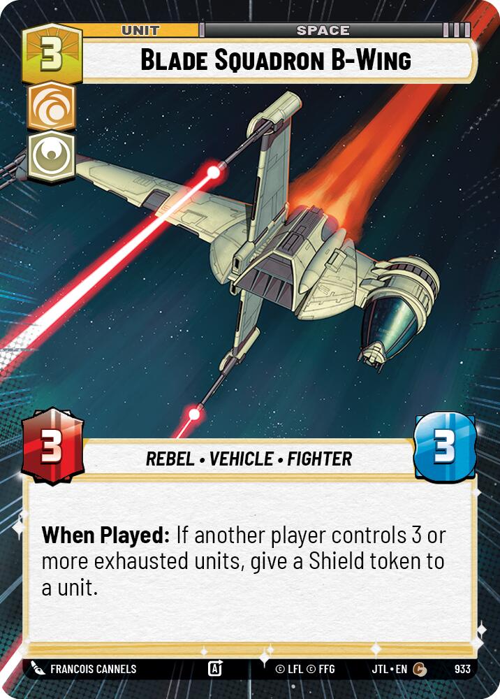 Blade Squadron B-Wing (933) (Hyperspace Foil) (933) [Jump to Lightspeed] | Pegasus Games WI