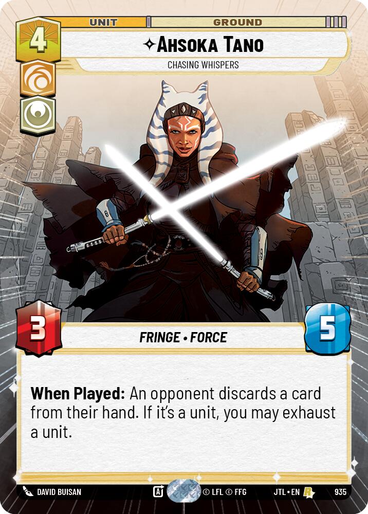 Ahsoka Tano - Chasing Whispers (935) (Hyperspace Foil) (935) [Jump to Lightspeed] | Pegasus Games WI