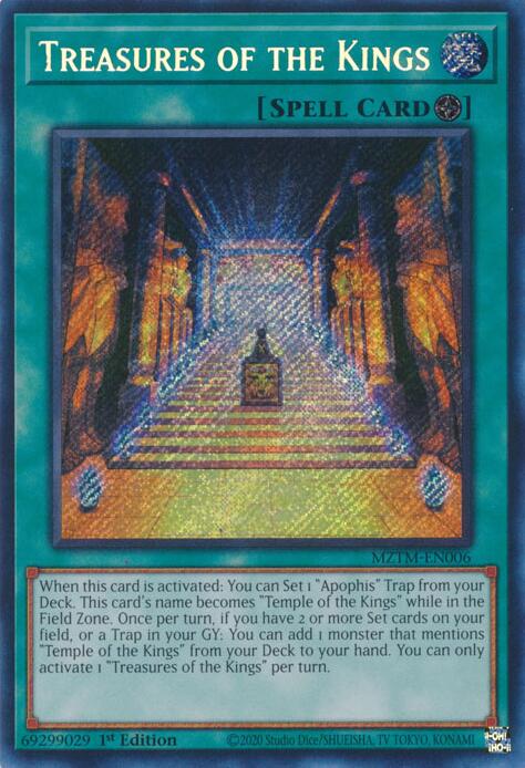 Treasures of the Kings [MZTM-EN006] Secret Rare | Pegasus Games WI