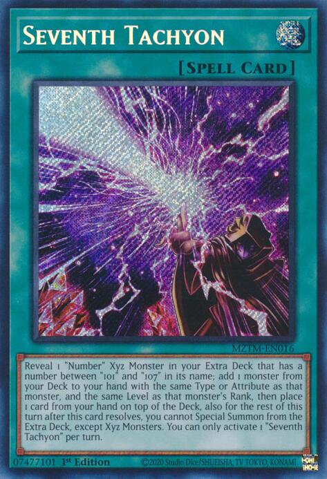 Seventh Tachyon [MZTM-EN016] Secret Rare | Pegasus Games WI