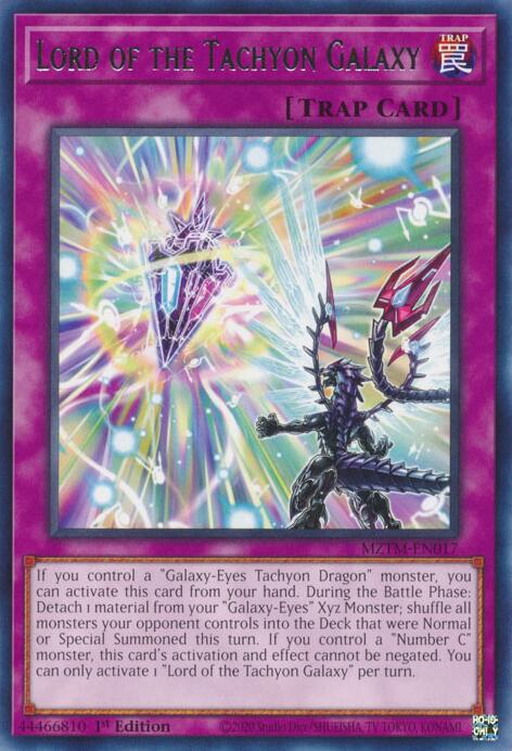 Lord of the Tachyon Galaxy [MZTM-EN017] Rare | Pegasus Games WI