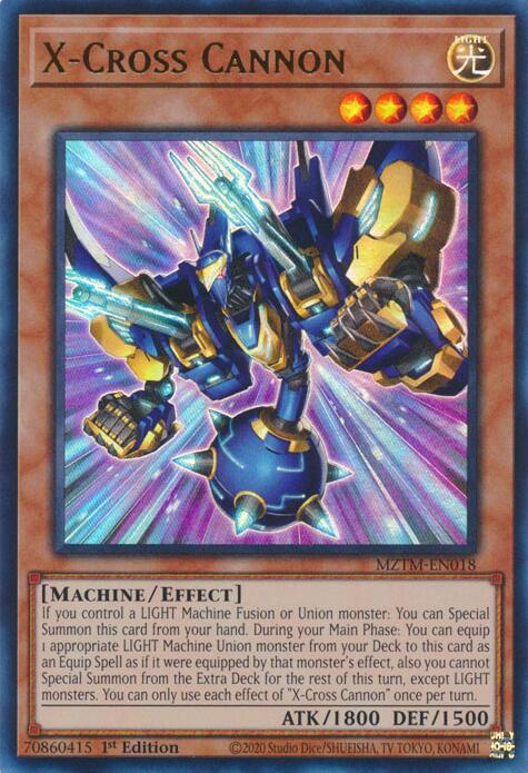 X-Cross Cannon [MZTM-EN018] Ultra Rare | Pegasus Games WI