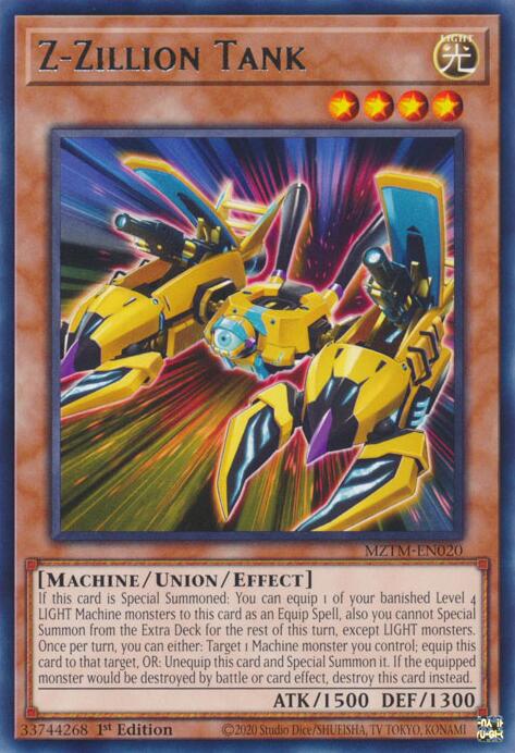 Z-Zillion Tank [MZTM-EN020] Rare | Pegasus Games WI