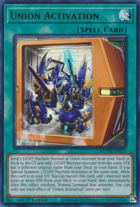 Union Activation [MZTM-EN023] Ultra Rare | Pegasus Games WI