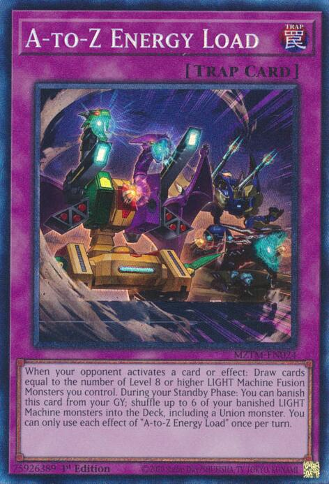 A-to-Z Energy Load (Collector's Rare) [MZTM-EN024] Collector's Rare | Pegasus Games WI