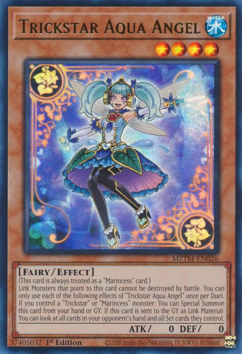Trickstar Aqua Angel [MZTM-EN026] Ultra Rare | Pegasus Games WI