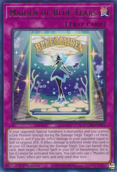 Maiden of Blue Tears [MZTM-EN031] Rare | Pegasus Games WI