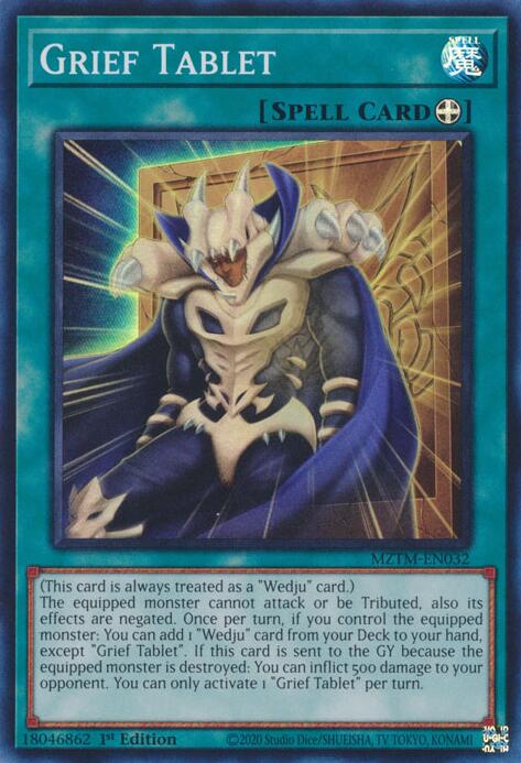 Grief Tablet [MZTM-EN032] Super Rare | Pegasus Games WI