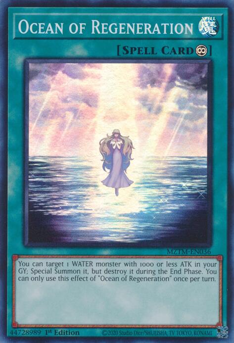 Ocean of Regeneration [MZTM-EN036] Super Rare | Pegasus Games WI