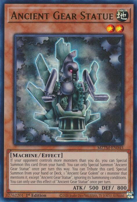Ancient Gear Statue [MZTM-EN045] Ultra Rare | Pegasus Games WI