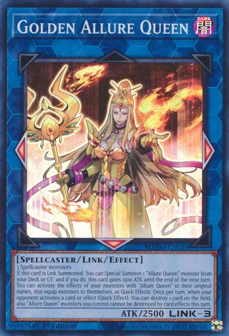 Golden Allure Queen [MZTM-EN058] Super Rare | Pegasus Games WI