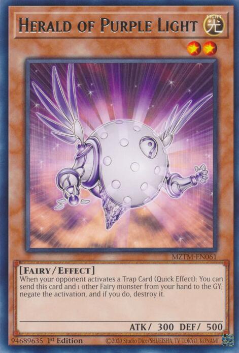 Herald of Purple Light [MZTM-EN061] Rare | Pegasus Games WI