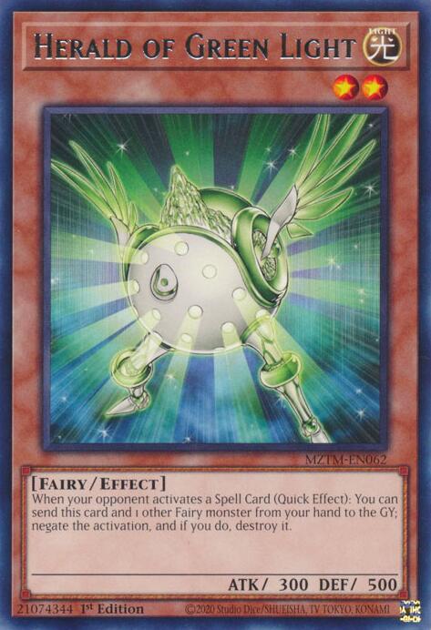 Herald of Green Light [MZTM-EN062] Rare | Pegasus Games WI