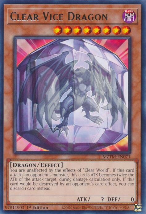 Clear Vice Dragon [MZTM-EN071] Rare | Pegasus Games WI