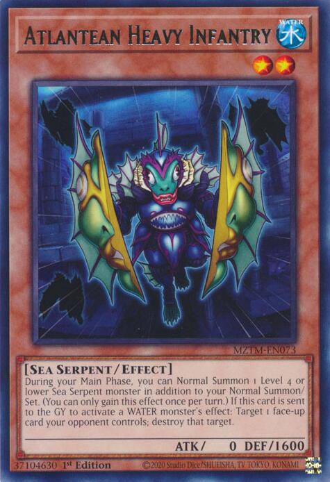 Atlantean Heavy Infantry [MZTM-EN073] Rare | Pegasus Games WI