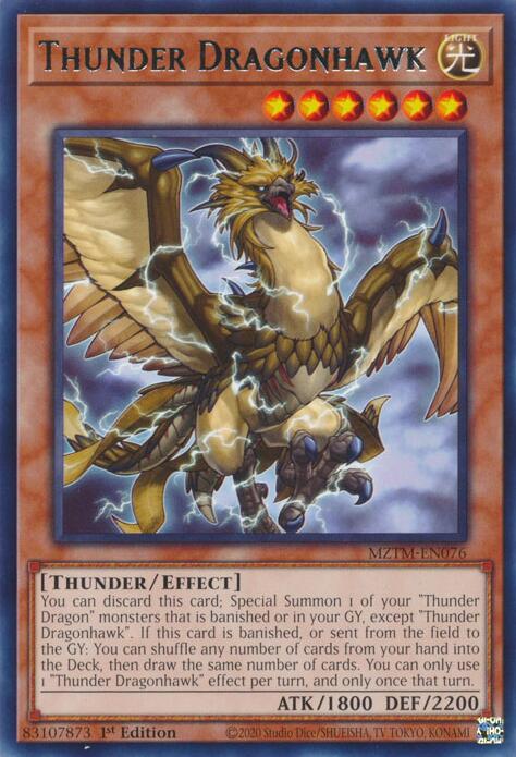 Thunder Dragonhawk [MZTM-EN076] Rare | Pegasus Games WI