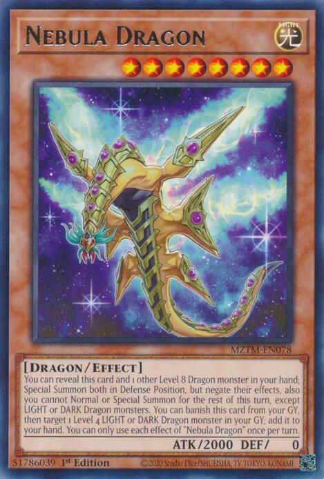 Nebula Dragon [MZTM-EN078] Rare | Pegasus Games WI