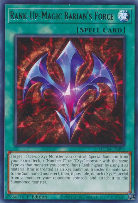 Rank-Up-Magic Barian's Force [MZTM-EN099] Rare | Pegasus Games WI