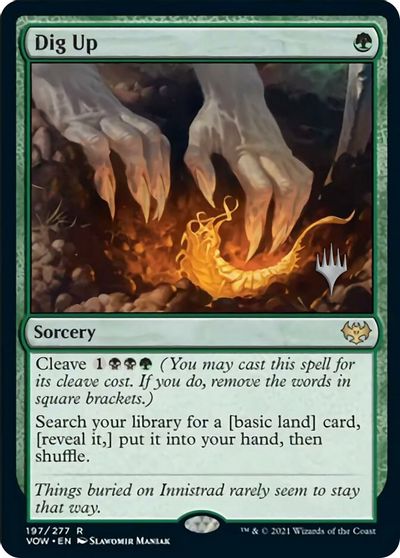 Dig Up (Promo Pack) [Innistrad: Crimson Vow Promos] | Pegasus Games WI