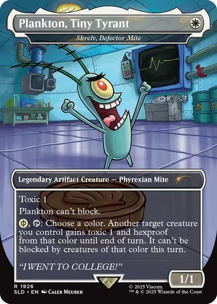 Plankton, Tiny Tyrant - Skrelv, Defector Mite [Secret Lair Drop Series] | Pegasus Games WI