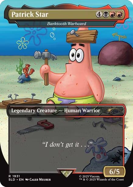 Patrick Star - Barktooth Warbeard [Secret Lair Drop Series] | Pegasus Games WI