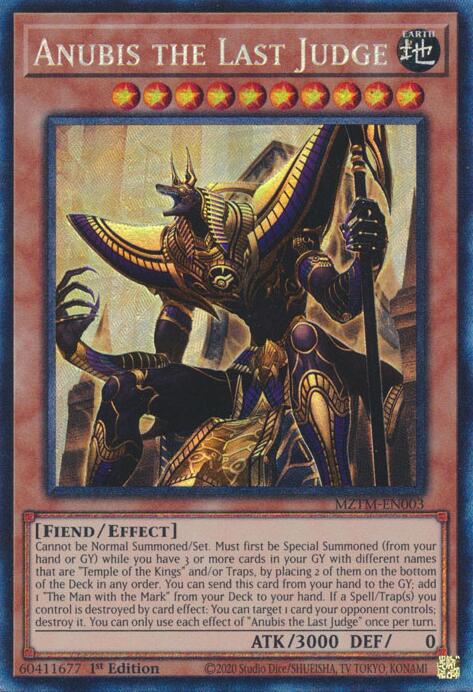 Anubis the Last Judge (Collector's Rare) [MZTM-EN003] Collector's Rare | Pegasus Games WI
