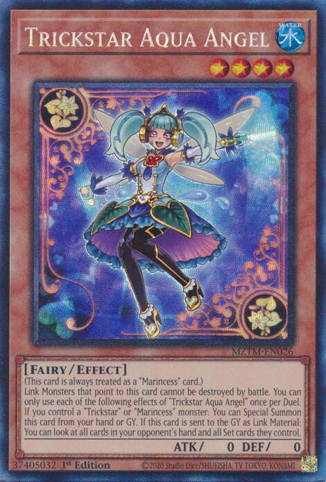 Trickstar Aqua Angel (Collector's Rare) [MZTM-EN026] Collector's Rare | Pegasus Games WI