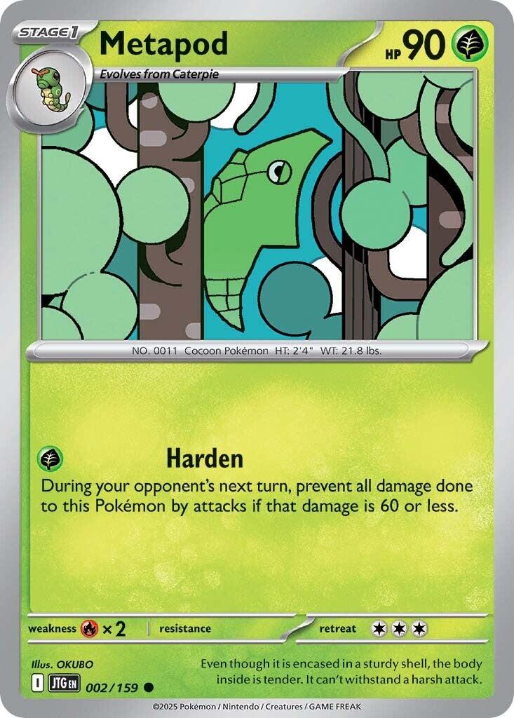 Metapod (002/159) [Scarlet & Violet: Journey Together] | Pegasus Games WI