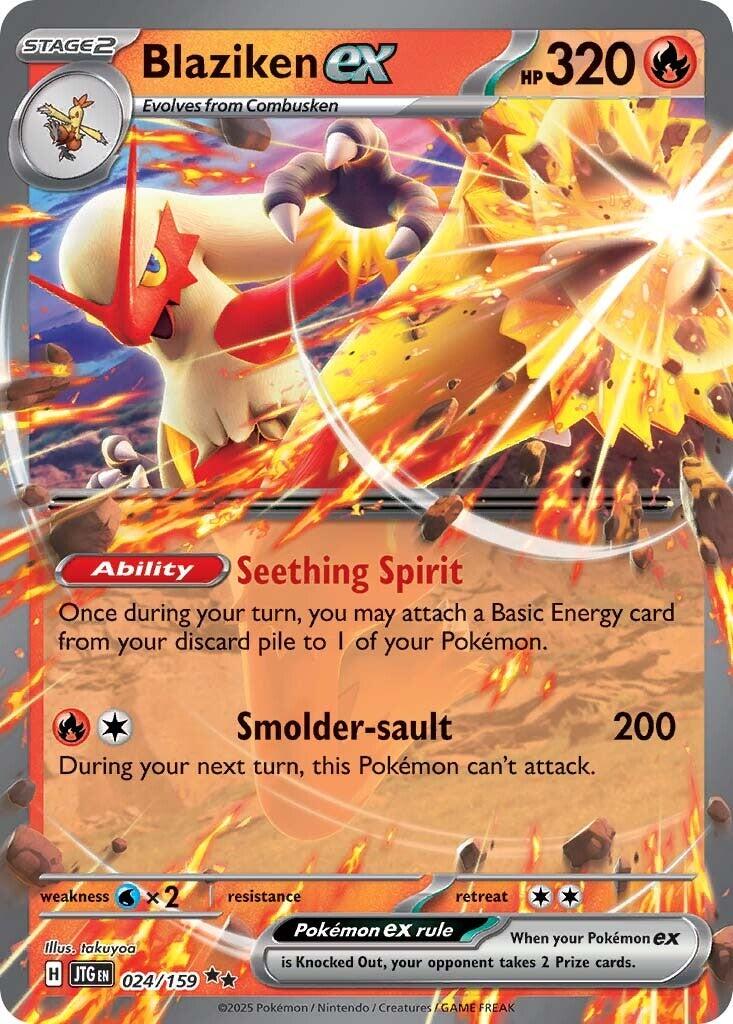 Blaziken ex (024/159) [Scarlet & Violet: Journey Together] | Pegasus Games WI