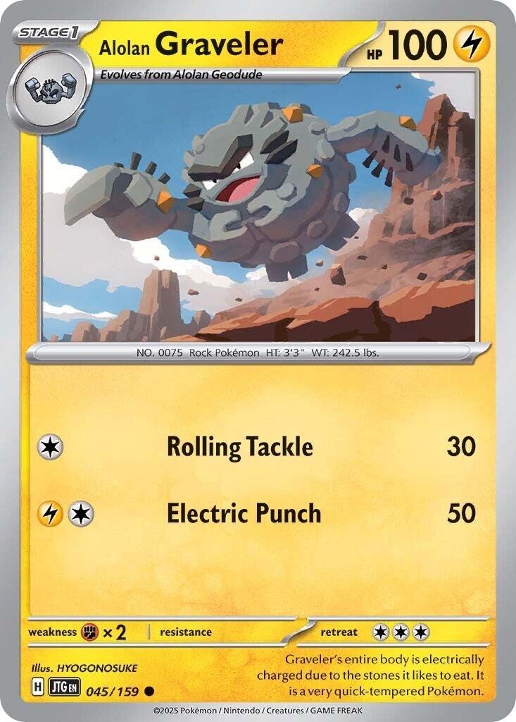 Alolan Graveler (045/159) [Scarlet & Violet: Journey Together] | Pegasus Games WI