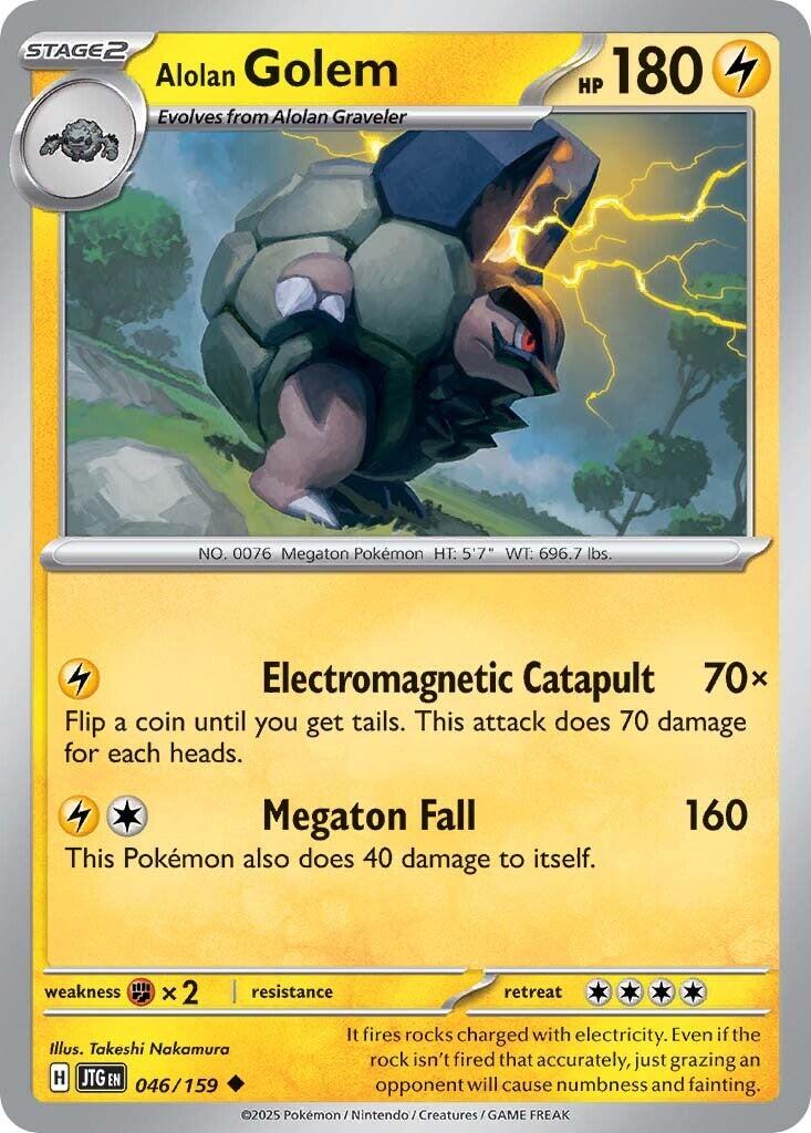 Alolan Golem (046/159) [Scarlet & Violet: Journey Together] | Pegasus Games WI