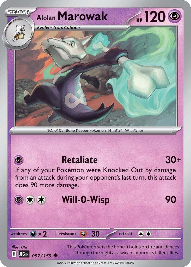 Alolan Marowak (057/159) [Scarlet & Violet: Journey Together] | Pegasus Games WI