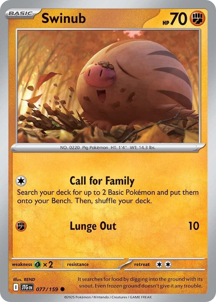 Swinub (077/159) [Scarlet & Violet: Journey Together] | Pegasus Games WI