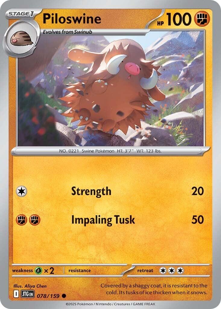 Piloswine (078/159) [Scarlet & Violet: Journey Together] | Pegasus Games WI